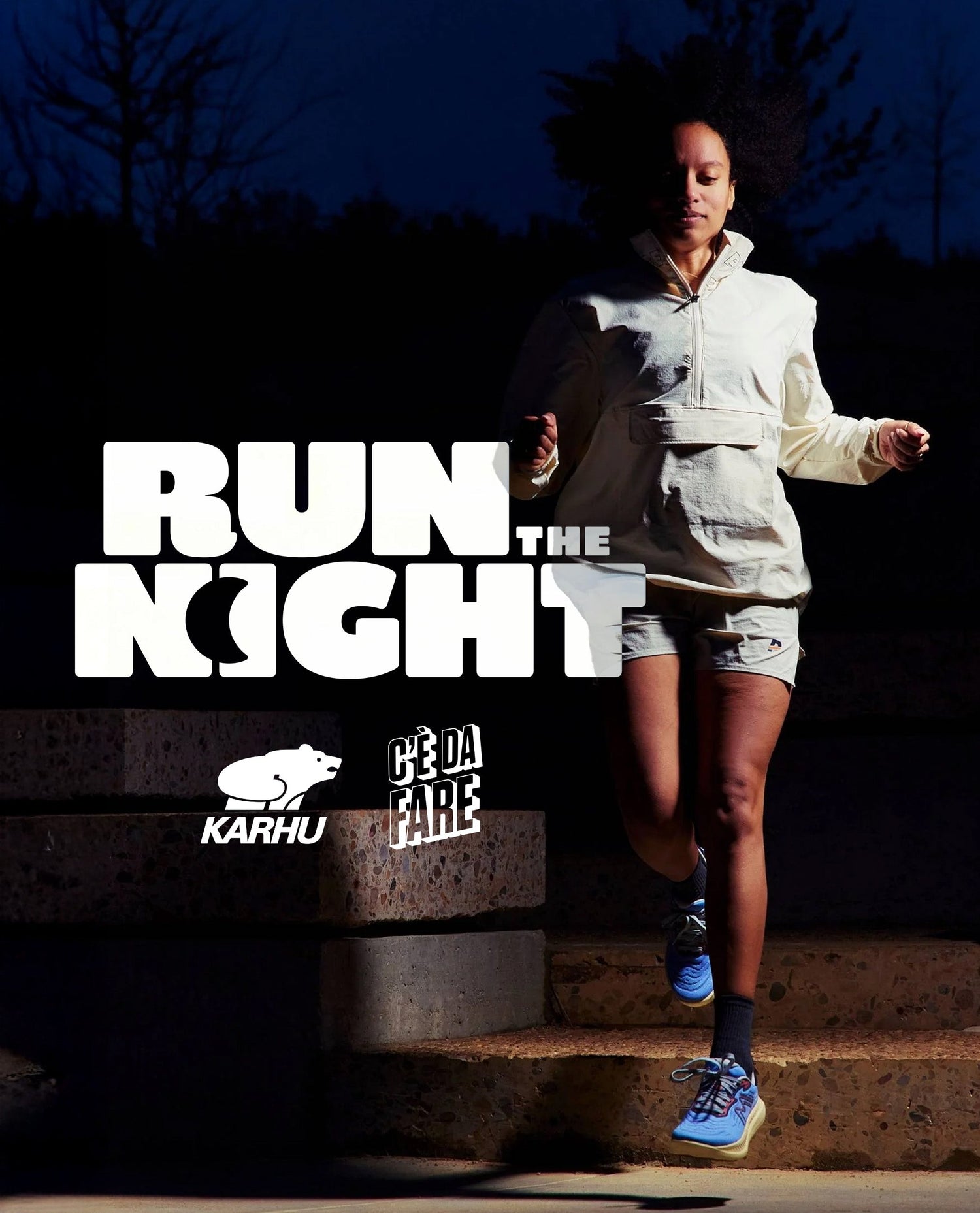 RUN THE NIGHT – </br>KARHU X C'È DA FARE ETS