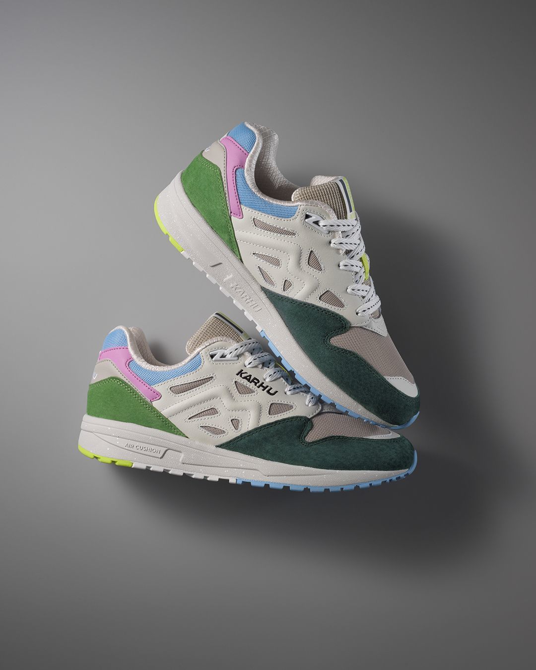 karhu legacy 96 piquant green silver