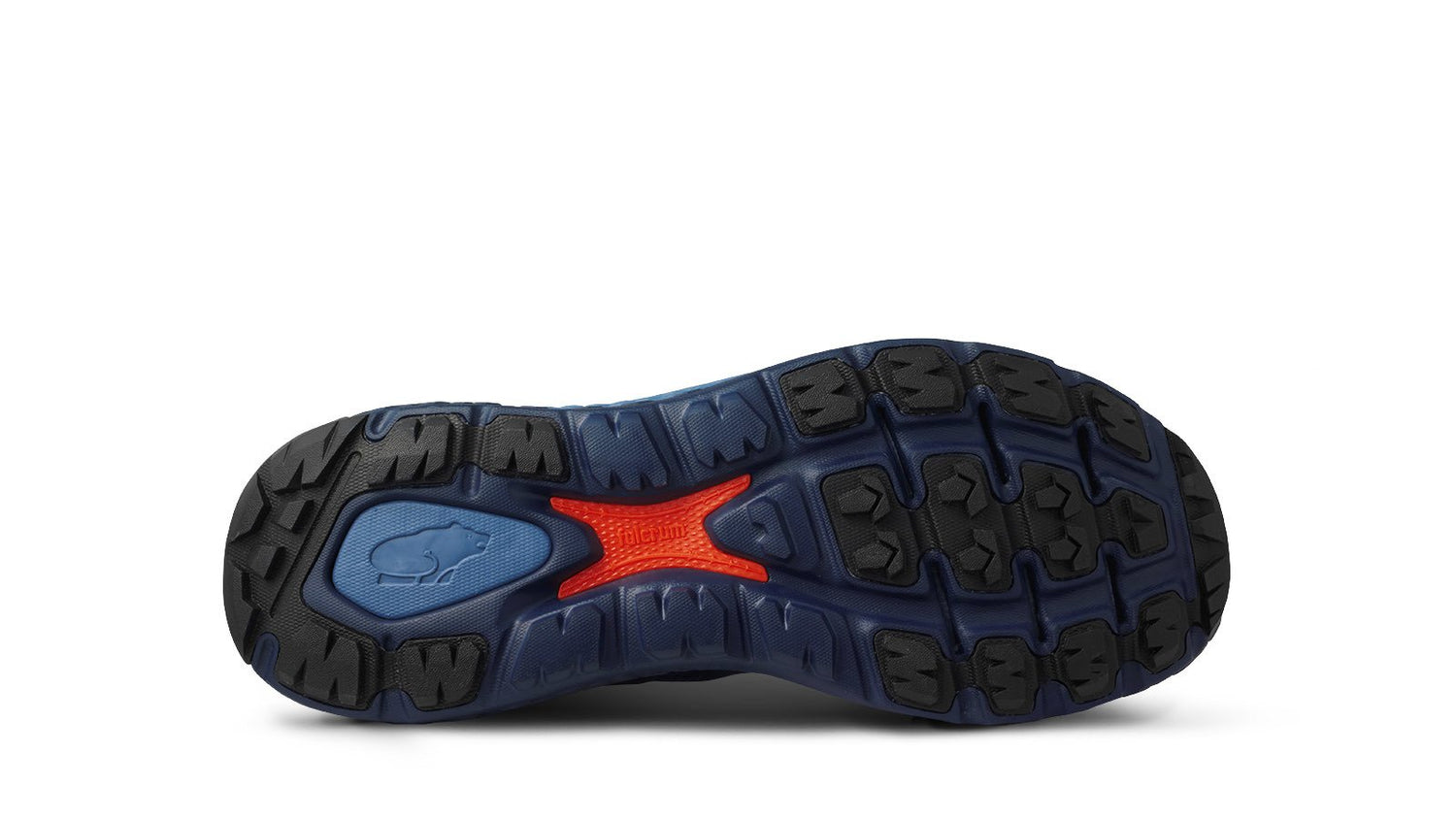 KARHU Ikoni Trail running shoe outsole with 5mm M- and T-lugs