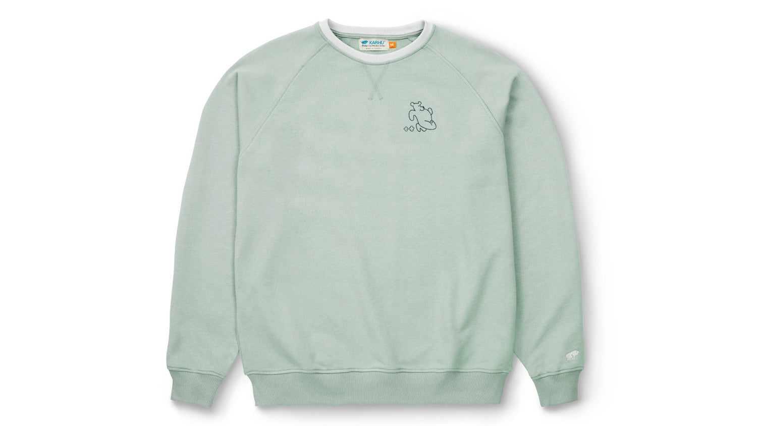 Trampas bear sweatshirt KA00145-DSRN front